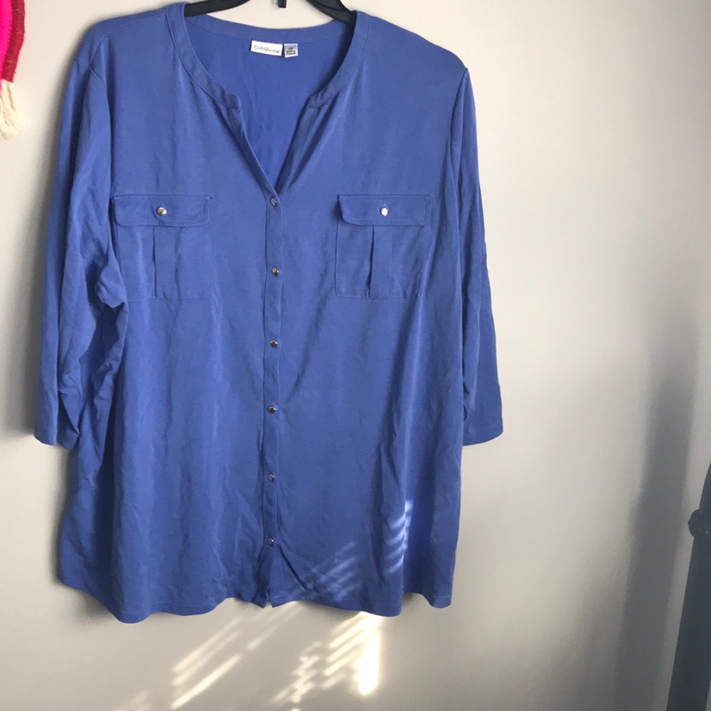 Blue dress shirt